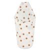 LÄSSIG Gigoteuse | Couverture D'Emmaillotage Cozy Colors Big Dots Blanc Casse - 0/3 Mois