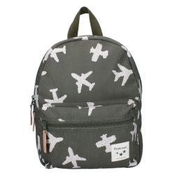 Kidzroom Bagagerie Enfant | Sac A Dos Adore More - Avions Kaki