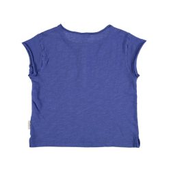 Piupiuchick Haut Bebe | T-Shirt Bleu - 6 Mois