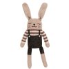 Main Sauvage Doudou | Doudou Lapin - Salopette Noire