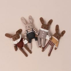 Main Sauvage Doudou | Doudou Lapin - Salopette Noire