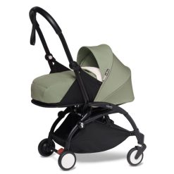 BABYZEN Poussette Compacte | Poussette Yoyo Complete Chassis Noir 0+ Et 6+ - Olive