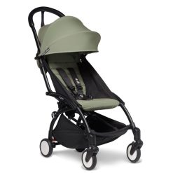 BABYZEN Poussette Compacte | Poussette Yoyo Complete Chassis Noir 0+ Et 6+ - Olive