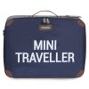 Childhome Bagagerie Enfant | Valise Mini Traveller - Marine Et Blanc