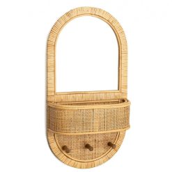 Kids Depot Meuble Bebe | Porte-Manteau En Rotin Mees - Naturel