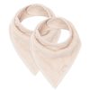 Jollein Bavoir | Lot De 2 Bavoirs Bandana - Pale Pink