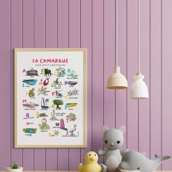 Tata Clairette Decoration | Affiche Abecedaire Camargue