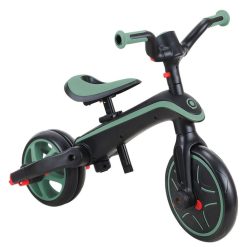 Globber Trotteur & Porteur | Tricycle Evolutif Trike Explorer Foldable 4-En-1 - Olive