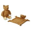 Liewood Doudou | Pack Cadeau Ted Mr Bear Golden Caramel