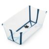 Stokke Baignoire | Baignoire Pliable Flexi Bath - Bleu Transparent