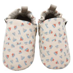 Maison Petit Jour Sandales & Bottes | Chaussons En Coton Les Bateaux - 16/17