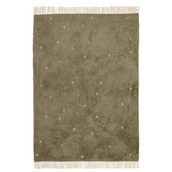 Little Dutch Decoration | Tapis Pure Dot Olive - 120 X 170 Cm