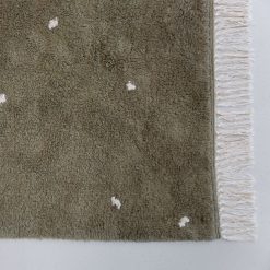 Little Dutch Decoration | Tapis Pure Dot Olive - 120 X 170 Cm