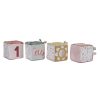 Little Dutch Mes Premiers Jouets | Lot De 4 Cubes Doux Flowers & Butterflies