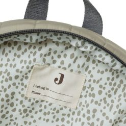 Jollein Bagagerie Enfant | Sac A Dos Enfant Matelasse - Olive Green