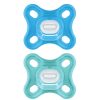 MAM Succion | Lot De 2 Sucettes Comfort Silicone Bleu - 0/2 Mois