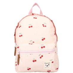 Kidzroom Bagagerie Enfant | Sac A Dos Secret Garden - Cerises Rose