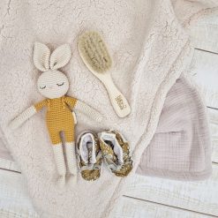 Babyshower Literie Bebe | Couverture Polaire - Mouton Blanc