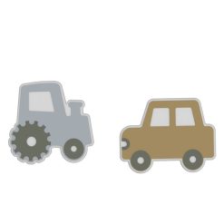 Liewood Hygiene & Soin | Lot De 2 Jouets De Dentition Gia - Vehicles Blue Fog Multi Mix