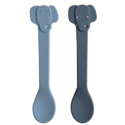 Trixie Baby Repas | Lot De 2 Cuilleres En Silicone - Mrs. Elephant