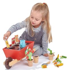 Tender Leaf Toys Mes Premiers Jouets | Brouette Avec Set De Jardin