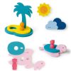 Quutopia Mes Premiers Jouets | Puzzle De Bain L'Ile Aux Tresors