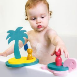 Quutopia Mes Premiers Jouets | Puzzle De Bain L'Ile Aux Tresors