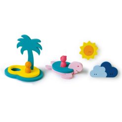 Quutopia Mes Premiers Jouets | Puzzle De Bain L'Ile Aux Tresors