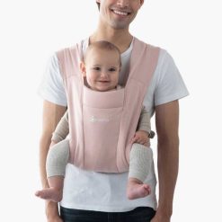 Ergobaby Porte Bebe | Porte-Bebe Embrace Soft Knit - Rose Pale