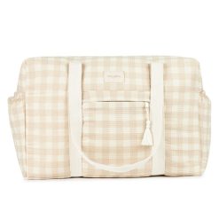 Nobodinoz Sac A Langer | Sac A Langer Opera - Ivory Checks