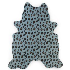 Childhome Decoration | Tapis Leopard Bleu - 145 X 160 Cm