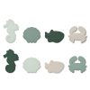 Liewood Baignoire | Lot De 8 Mini Tapis De Bain Paola - Sea Creature Peppermint Multi Mix