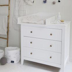 Maison Charlotte Meuble Bebe | Commode Et Plan A Langer Opera - Blanc