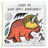 Wee Gallery Livres | Livre De Bain Color Me - Who Loves Dinosaurs