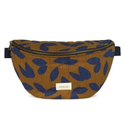 Nobodinoz Parents | Sac Banane Paris-Tokyo - Blue Leaves