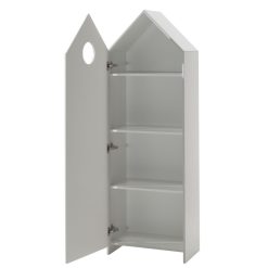 VIPACK Meuble Bebe | Armoire Casami 1 Porte - Gris