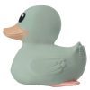 HEVEA Mes Premiers Jouets | Jouet De Bain Canard Kawan Mini - Dusty Mint