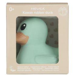 HEVEA Mes Premiers Jouets | Jouet De Bain Canard Kawan Mini - Dusty Mint