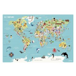 Vilac Mes Premiers Jouets | Carte Du Monde Magnetique - Ingela P. Arrhenius