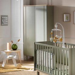 Sauthon Meuble Bebe | Armoire 2 Portes Eleonore - Kaki