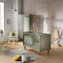 Sauthon Meuble Bebe | Armoire 2 Portes Eleonore - Kaki