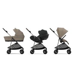 Cybex Poussette Citadine | Poussette Citadine Melio 4 Chassis Tpe - Almond Beige