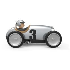 Baghera Mes Premiers Jouets | Voiture De Course - Argent