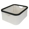 Quax Rangement | Panier En Coton Et Bambou Meuble De Bain Smart - Charbon