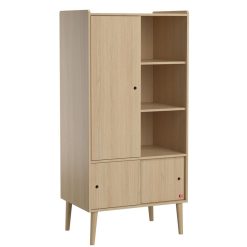 Vox Meubles Meuble Bebe | Armoire 1 Porte Retro - Chene