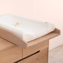 Nobodinoz Matelas Et Housse A Langer | Housse Matelas A Langer Calma - Honey Sweet Dots & Natural