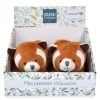 Doudou et Compagnie Sandales & Bottes | Chaussons Panda Roux Unicef - 0/6 Mois