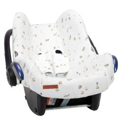 Little Dutch Equipement Voiture | Housse De Protection Siege Auto Sailors Bay - White