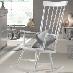 JAXX Meuble Bebe | Chaise A Bascule Rocky - Blanc