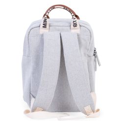 Childhome Bagagerie Enfant | Sac A Dos Mini Club Signature Canvas - Off White